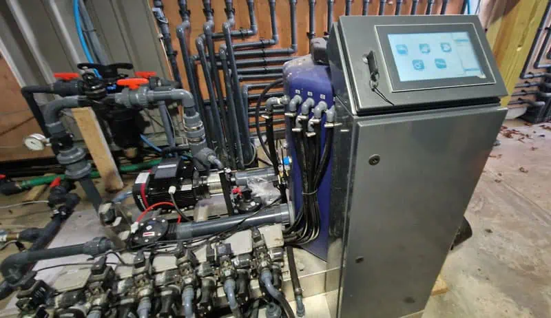 Sitetech | Services Industrial fuel injection testing equipment with control panel