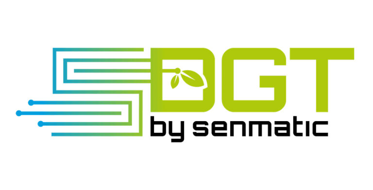 Sitetech | Home 5DGT by Senmatic logo with green and blue design