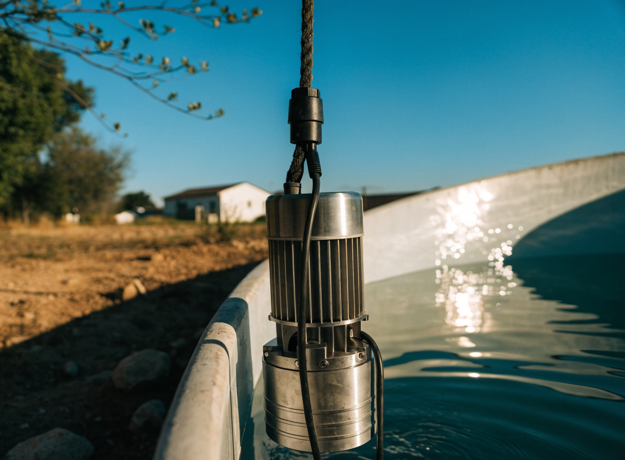 Sitetech | How to Choose an Irrigation Pump for Your Farm Submersible pump option when choosing an irrigation pump for a farm system