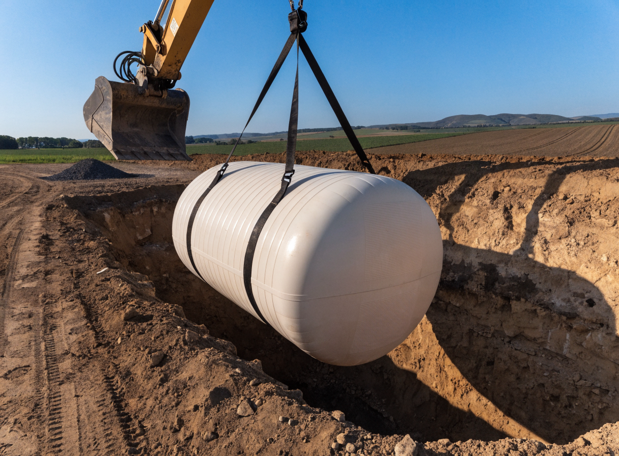 Sitetech | Above Ground vs Underground Water Tanks for Irrigation underground water storage tank installation for farm irrigation